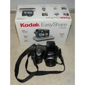 Kodak EasyShare DX7590 Digital Camera 5.0 mp 10x Optical Zoom W/ Box Untested